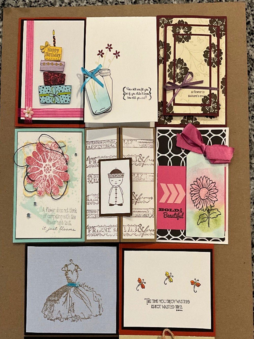 New! Original Handcrafted Notecards